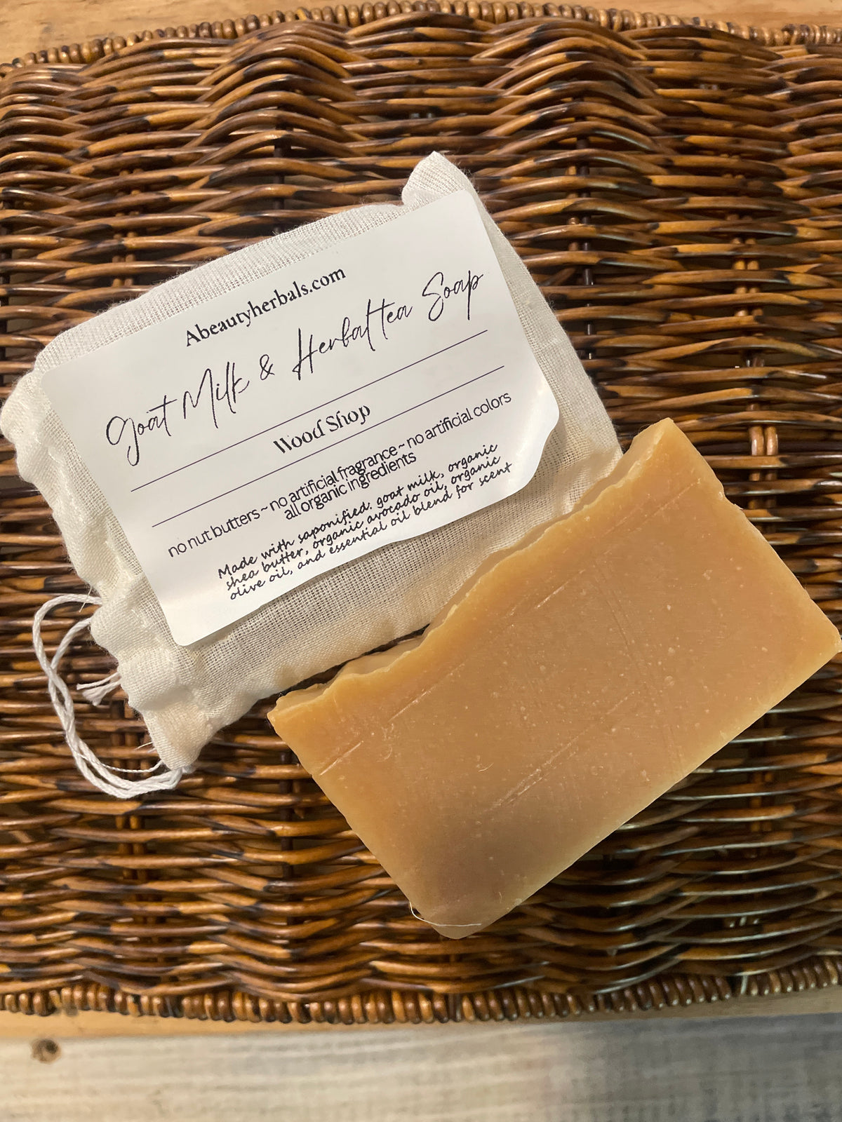 Handcrafted Goat Milk and Herbal Tea Bath Soap