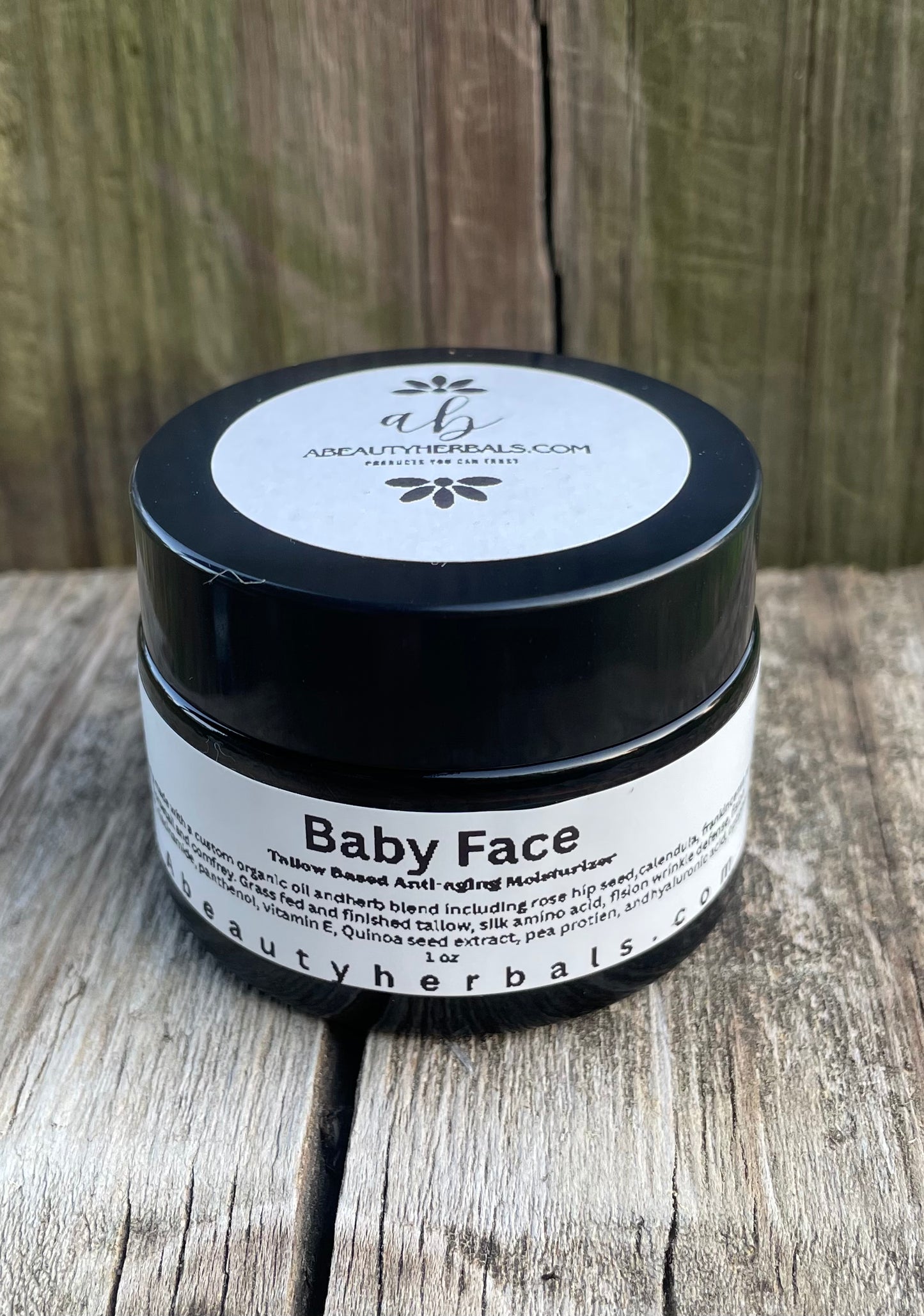 Baby Face -Tallow based face cream 1 oz “Best Seller”!
