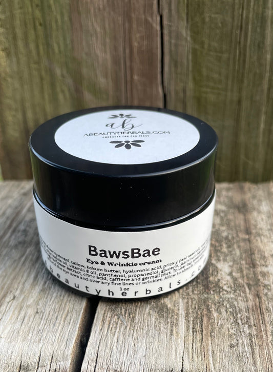 BawsBae Eye & Wrinkle cream 1 oz glass jar “Best Seller”!