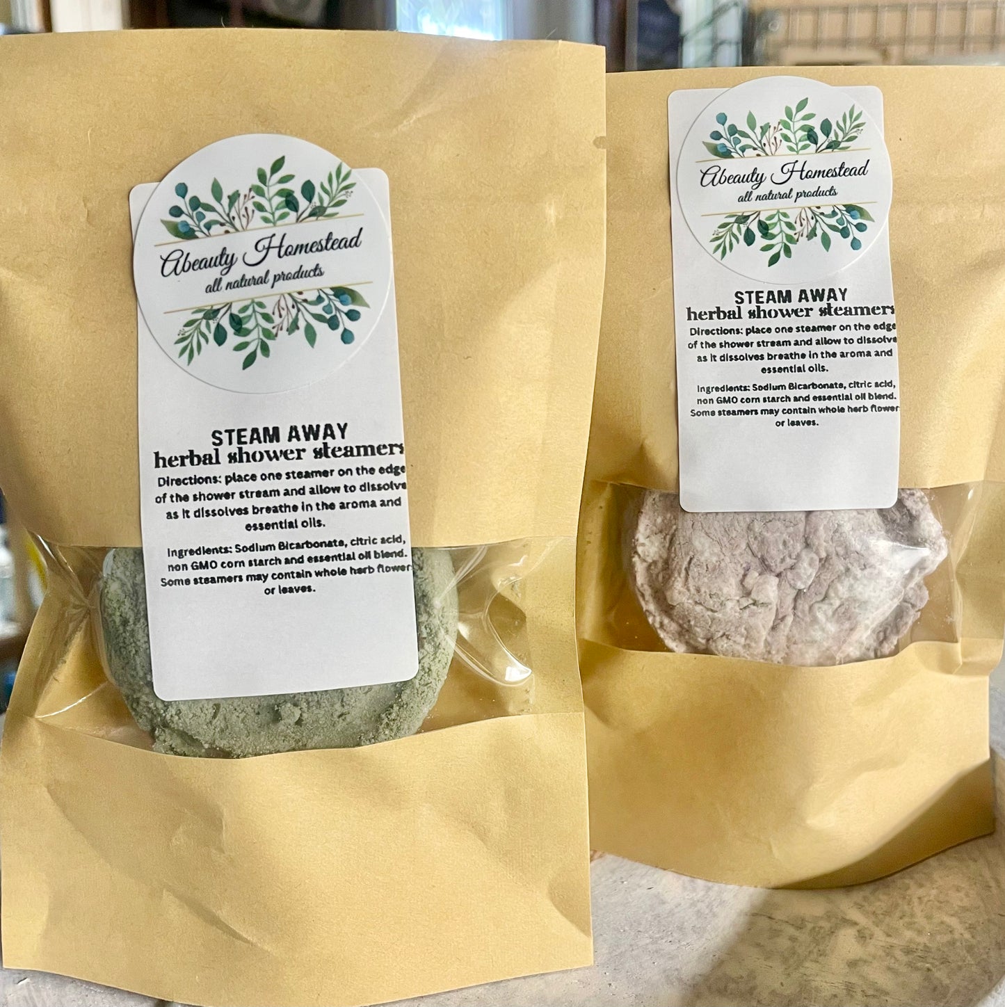 Detox Clay based shower steamers 3 pack