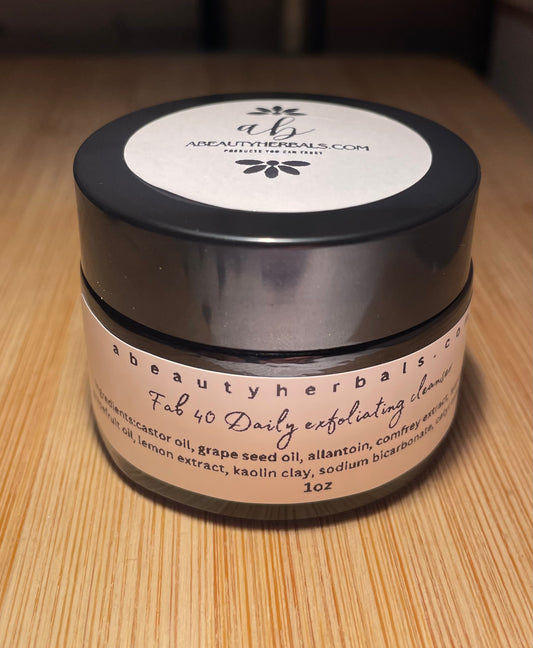 Fab 40 exfoliating cleansing balm. “Best Seller”!